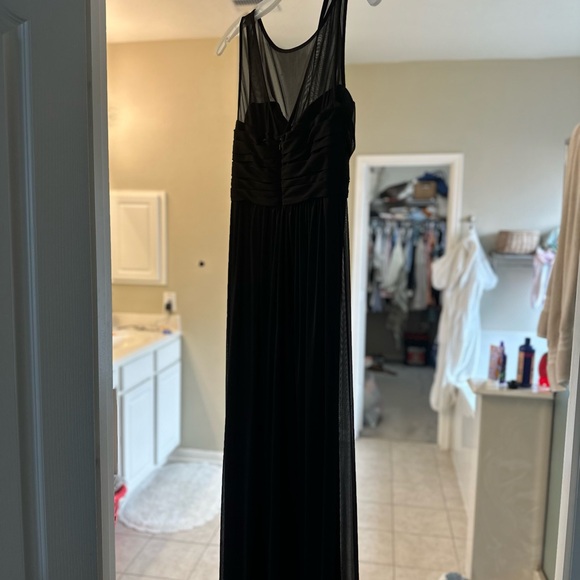 David\'s Bridal Black Maxi Dress